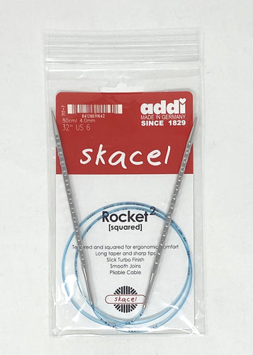 Skacel Addi Rocket Squared Needles US 6 - 32”