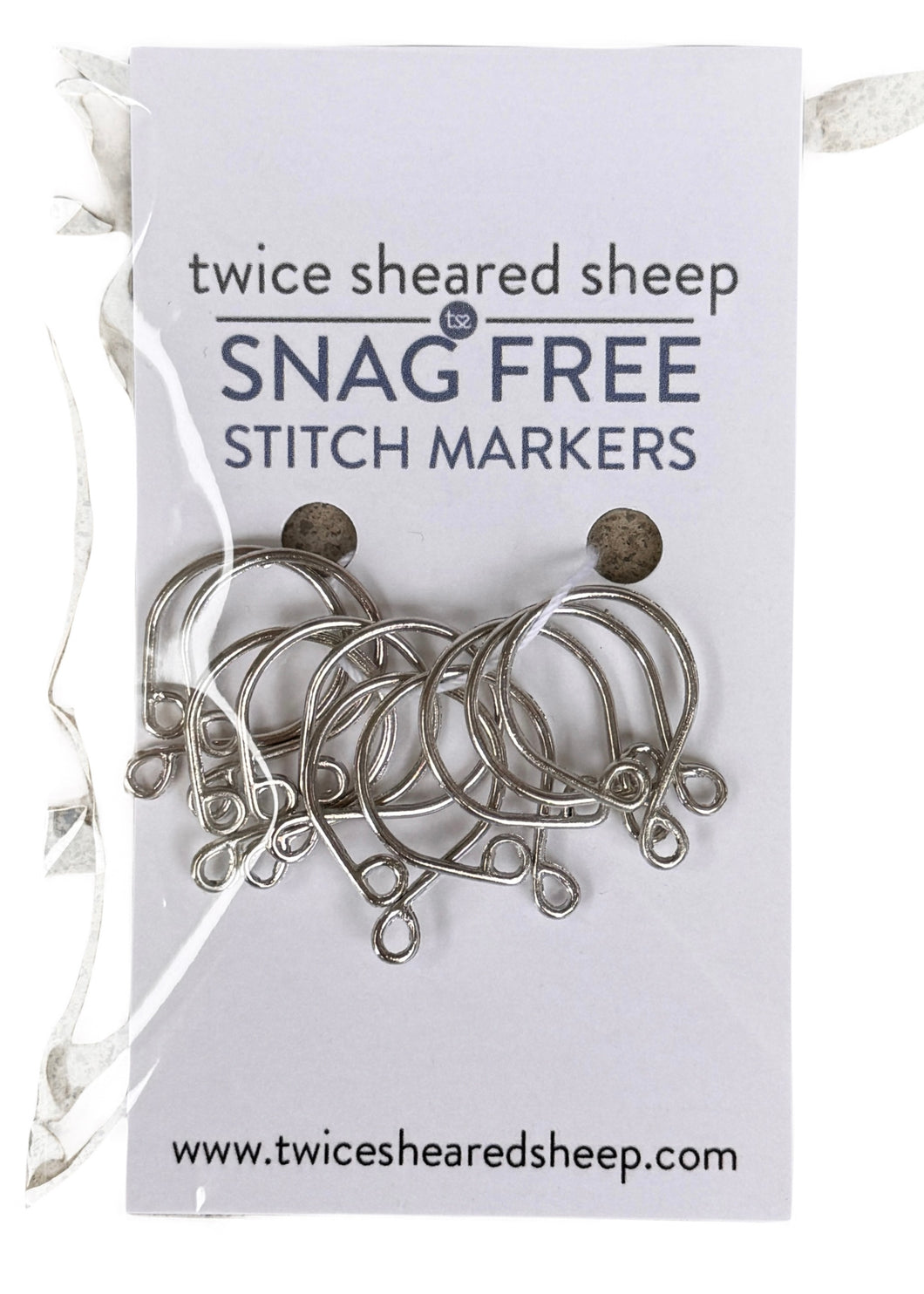 Extra Large Snag Free Stitch Marker Twice Sheered Sheep