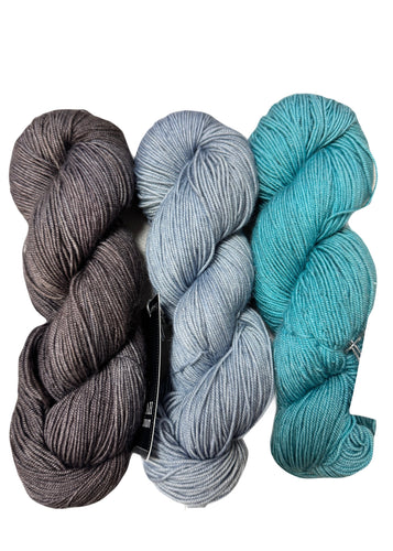 Grab Bag Baah Yarn Platinum Set Of 3 (choose your colors)
