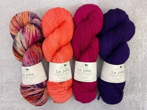 Ambah O'Brien Caladenia Shawl MKAL Knitting Kits