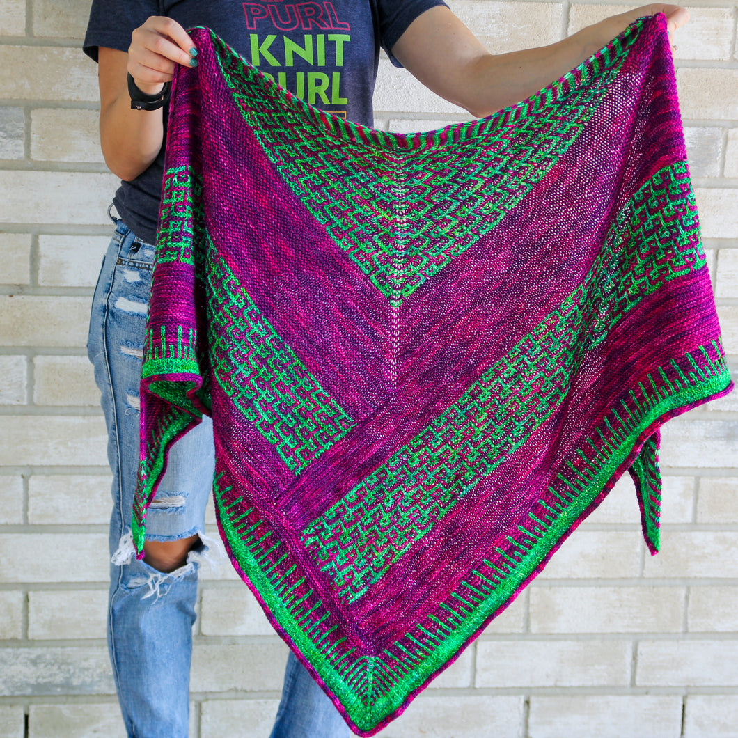 Ashleigh Wempe Hongdae Shawl Knitting Kit