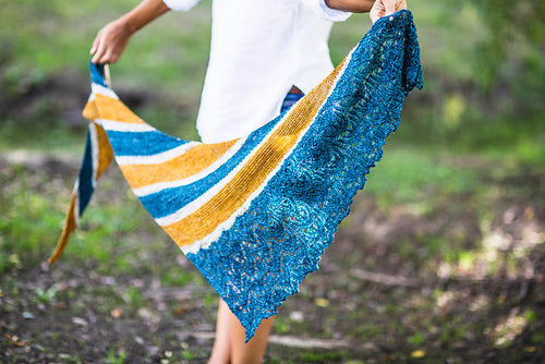 Joji Linen Summer Shawl Knitting Kit
