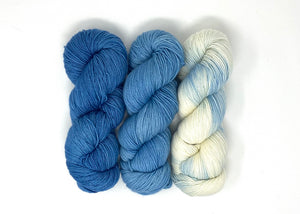 Baah Yarn Plushy Crescent Shawl Knitting Kit