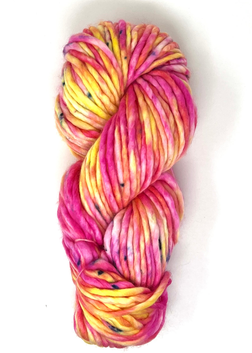 Baah Yarn Mammoth Pink Promise Pink and Yellow Variegated Yarn