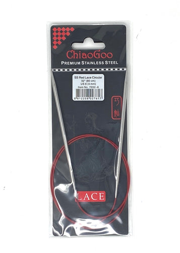 ChiaoGoo Red Lace Circular Needles - US 6 - 24 Inches