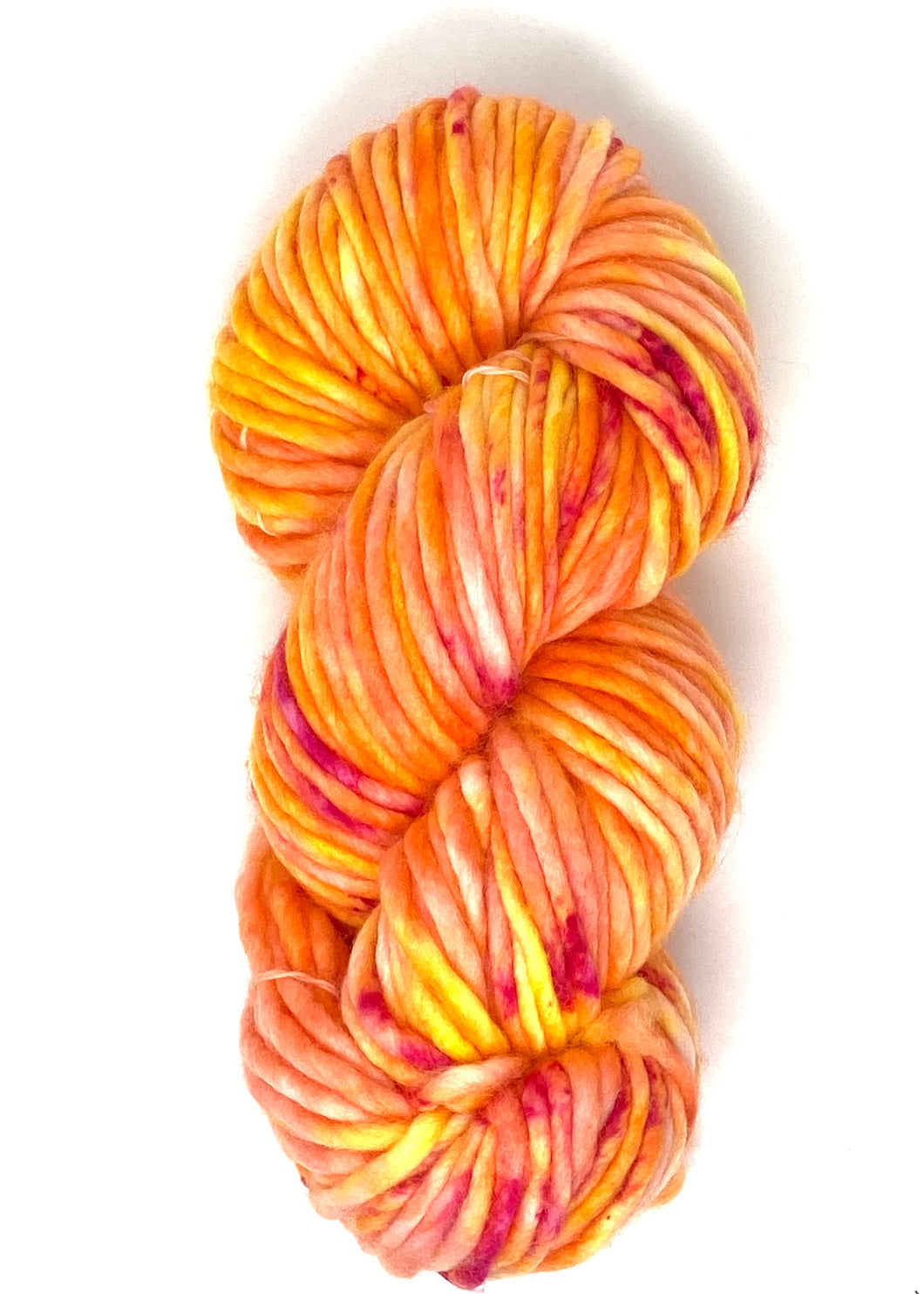 Baah Yarns Mammoth Orange Variegated Yarn