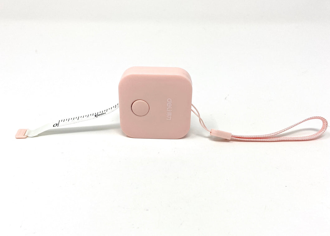 Measuring Tape for Knitting Light Pink Retractable