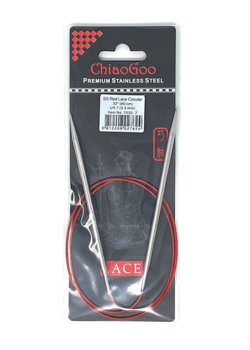 ChiaoGoo Red Lace Circular Needles - US 7 - 32 Inches