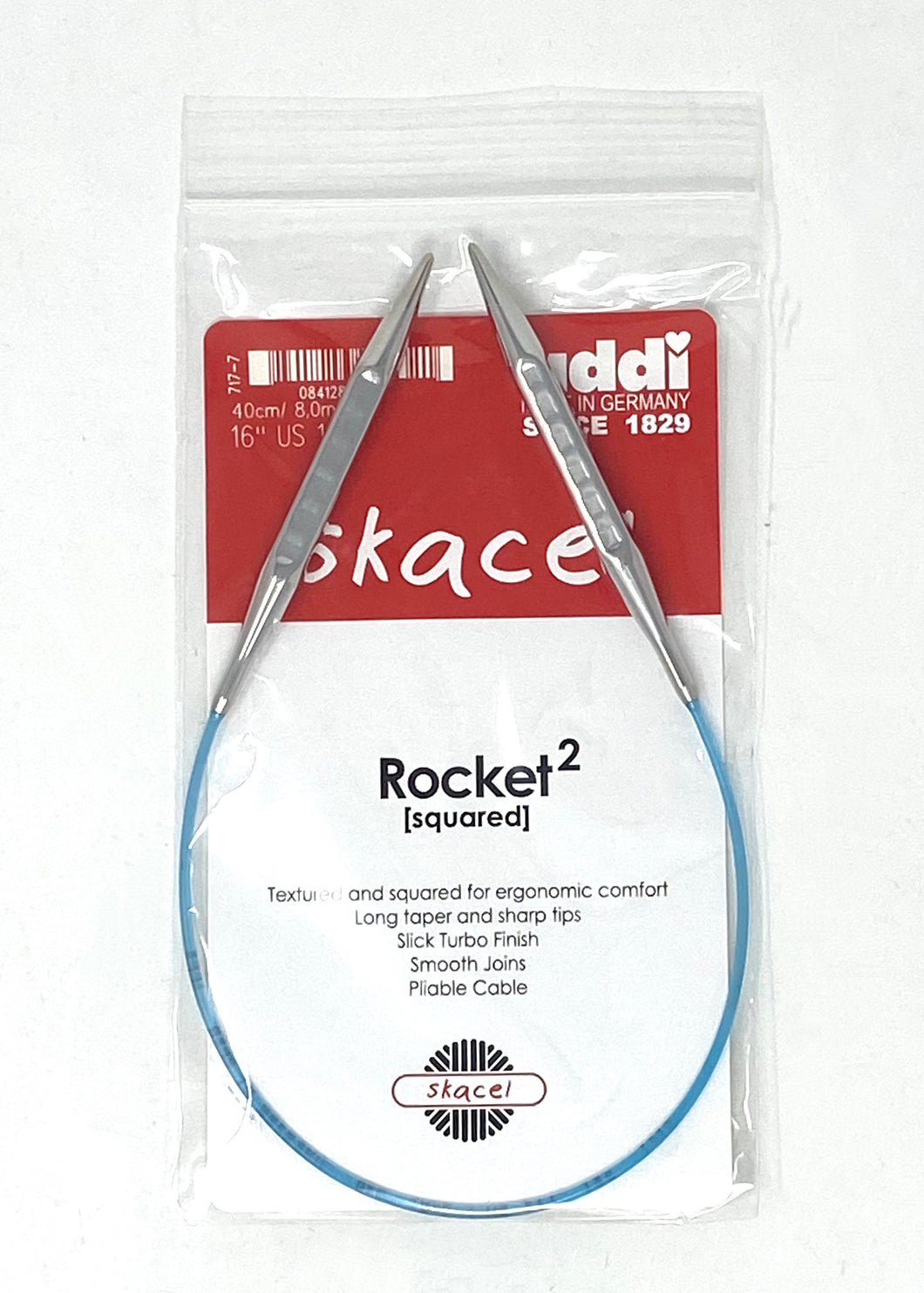 Skacel Addi Rocket Squared Needles US 11 - 16”