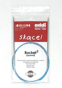 Skacel Addi Rocket Squared Needles US 2 - 40”