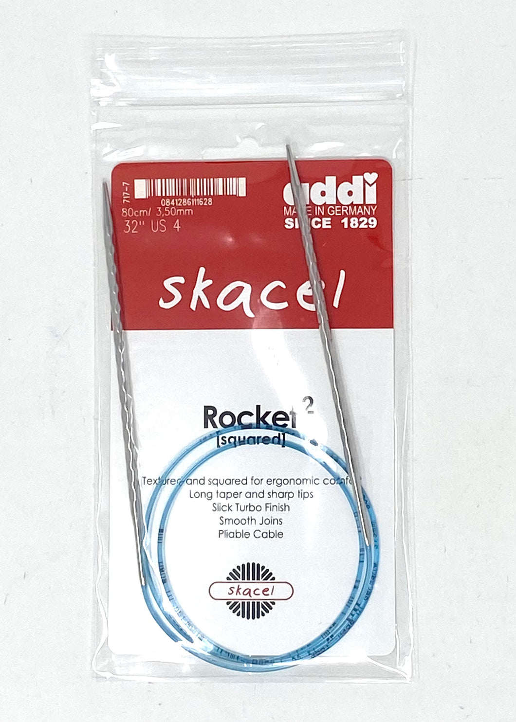 Skacel Addi Rocket Squared Needles US 4 - 32”