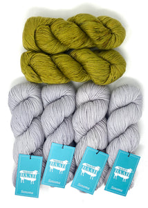 Andrea Mowry Cinnabar by Knitting Kit with Baah Yarn