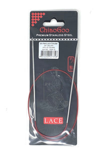 ChiaoGoo Red Lace Circular Needles - US 2 - 24 Inches