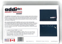 AddiClick Rocket Squared Short Interchangeable Needle Set