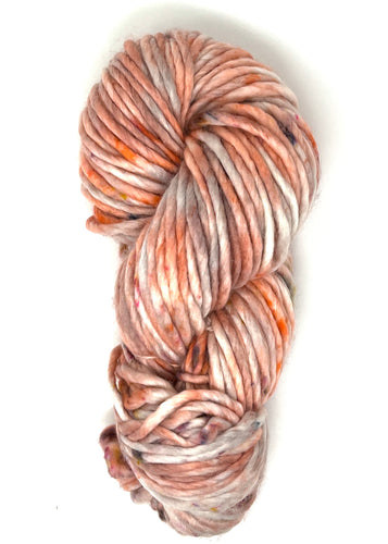 Baah Yarn Mammoth Pink and Grey with Coral Speckles