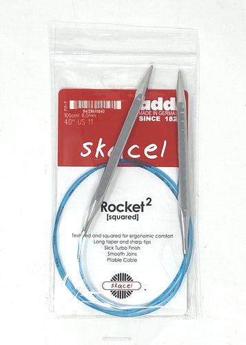 Skacel Addi Rocket Squared Needles US 11 - 40”